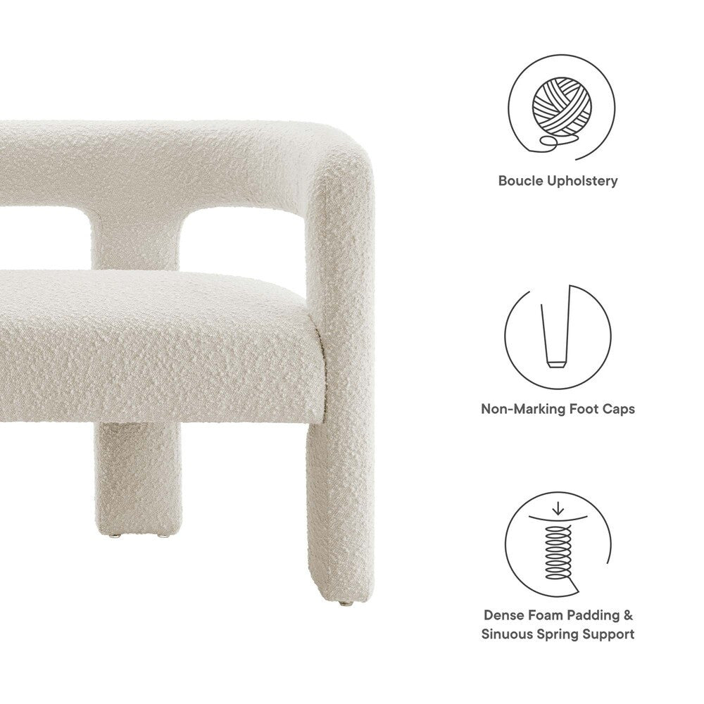 EEI-6477 Kayla Boucle Upholstered Loveseat by Modway
