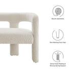 EEI-6477 Kayla Boucle Upholstered Loveseat by Modway