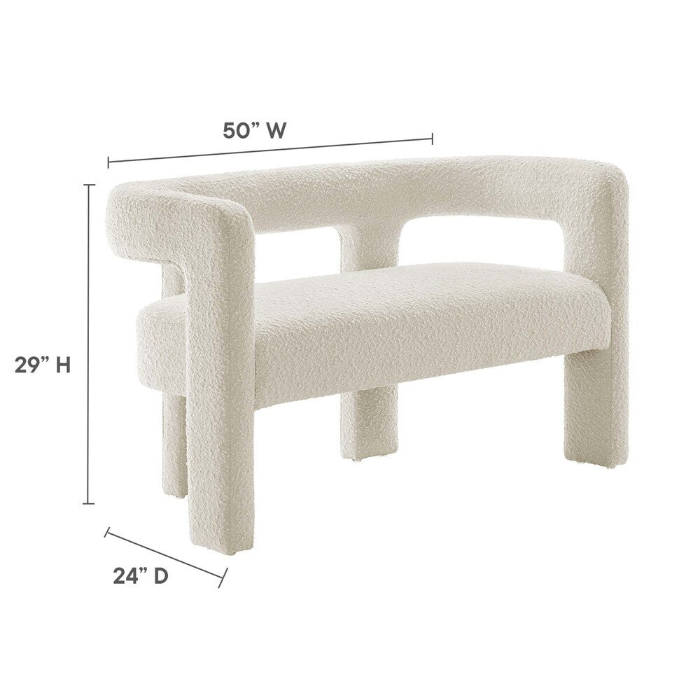 EEI-6477 Kayla Boucle Upholstered Loveseat by Modway