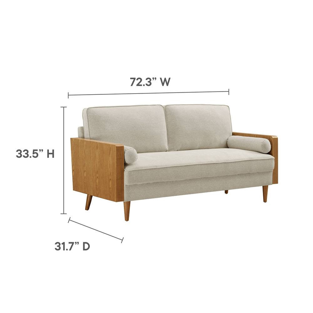 EEI-6961 Kellan Heathered Fabric Upholstered Sofa by Modway