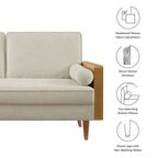 EEI-6962 Kellan Heathered Weave Fabric Loveseat by Modway