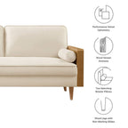 EEI-6944 Kellan Performance Velvet Sofa by Modway