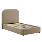 MOD-7137 Keynote Performance Velvet Curved Twin Platform Bed by Modway