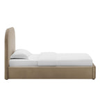 MOD-7137 Keynote Performance Velvet Curved Twin Platform Bed by Modway