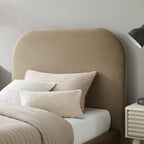 MOD-7137 Keynote Performance Velvet Curved Twin Platform Bed by Modway