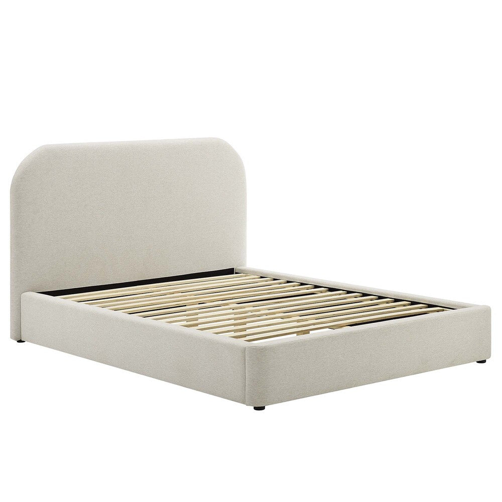 MOD-7138 Keynote Upholstered Fabric Curved Full Platform Bed by Modway