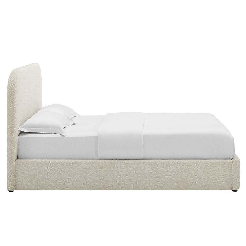 MOD-7138 Keynote Upholstered Fabric Curved Full Platform Bed by Modway