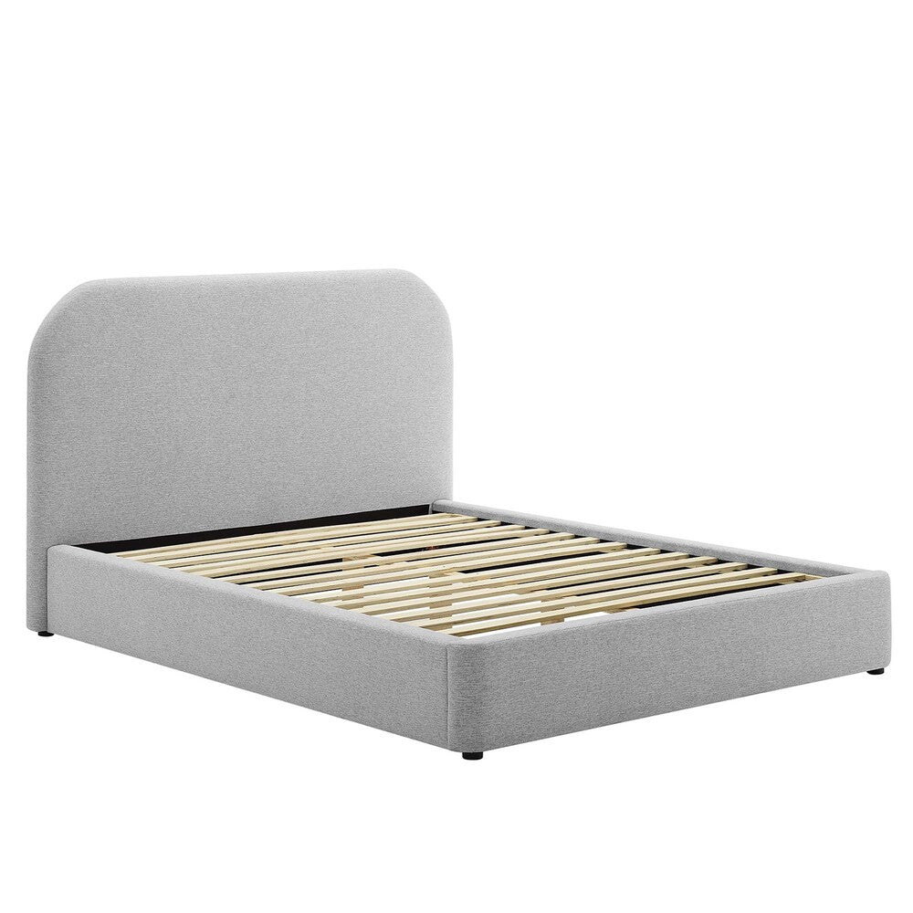 MOD-7138 Keynote Upholstered Fabric Curved Full Platform Bed by Modway