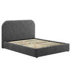 MOD-7138 Keynote Upholstered Fabric Curved Full Platform Bed by Modway