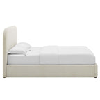 MOD-7142 Keynote Upholstered Fabric Curved King Platform Bed by Modway