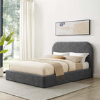 MOD-7140 Keynote Upholstered Fabric Curved Queen Platform Bed by Modway