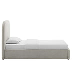 MOD-7136 Keynote Upholstered Fabric Curved Twin Platform Bed by Modway