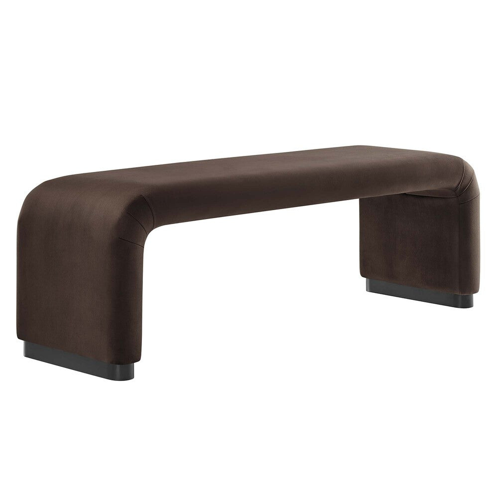 EEI-6734 Koda Performance Velvet Waterfall Long Bench by Modway