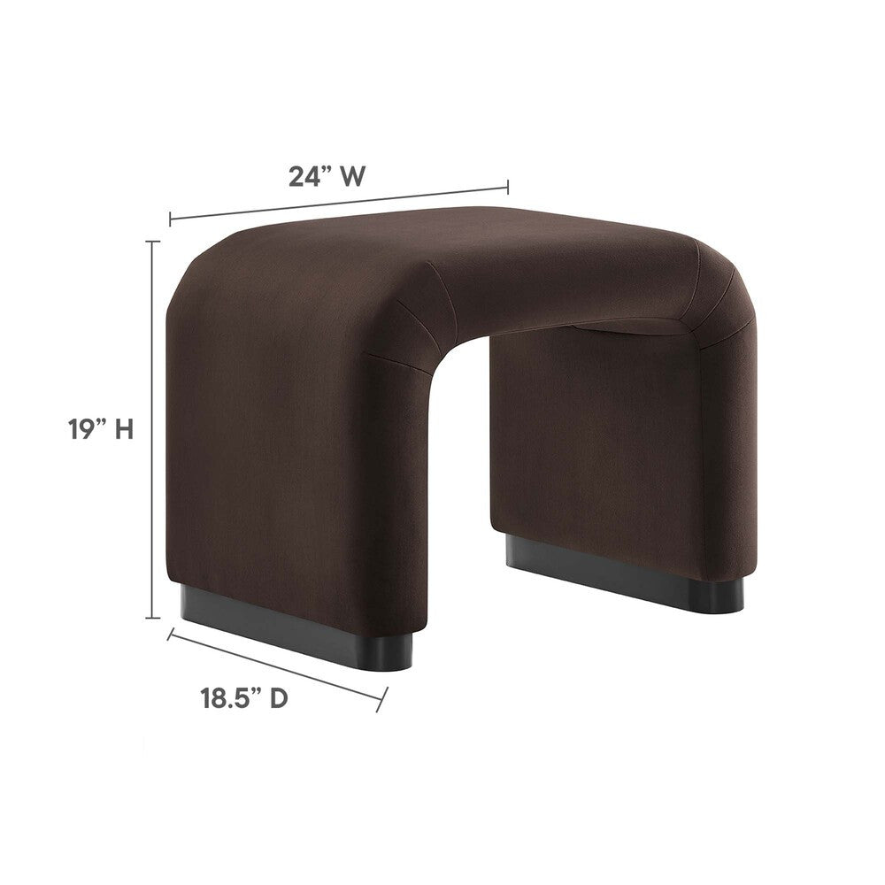 EEI-6733 Koda Performance Velvet Waterfall Stool by Modway