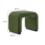 EEI-6733 Koda Performance Velvet Waterfall Stool by Modway