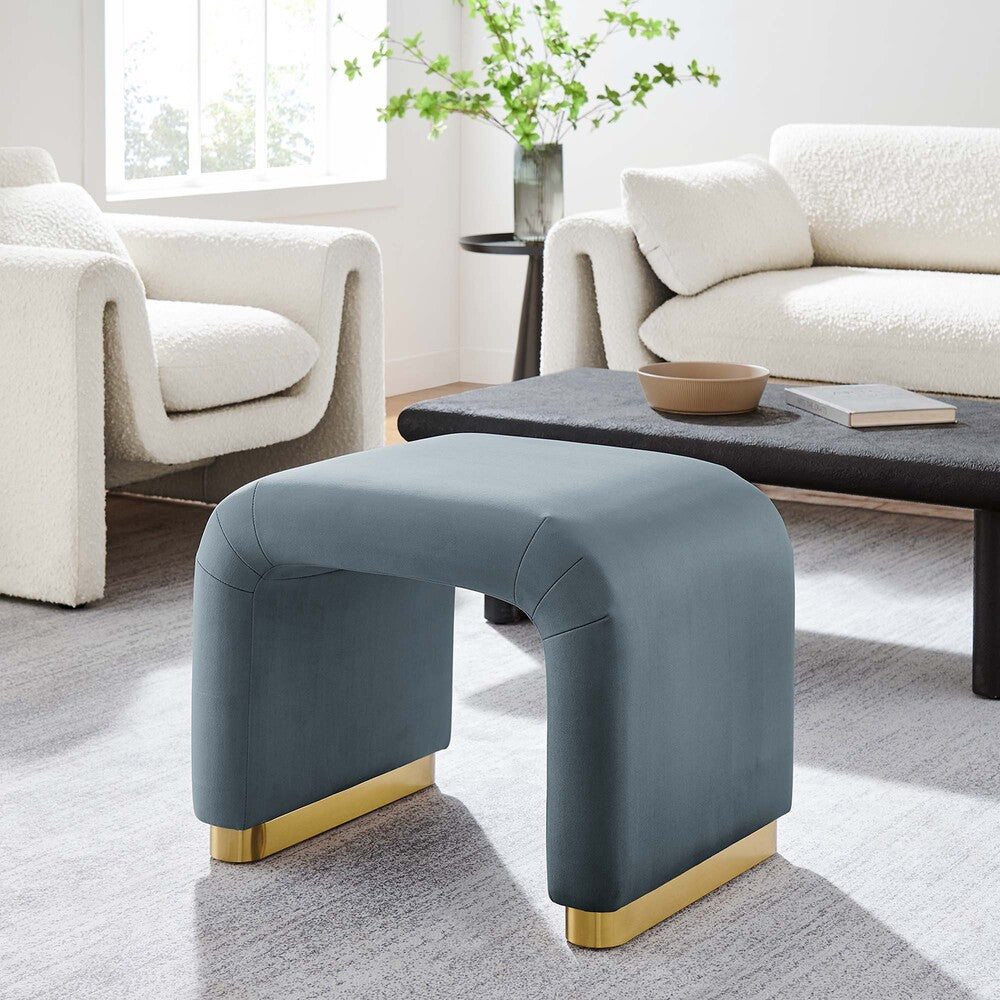 EEI-6733 Koda Performance Velvet Waterfall Stool by Modway