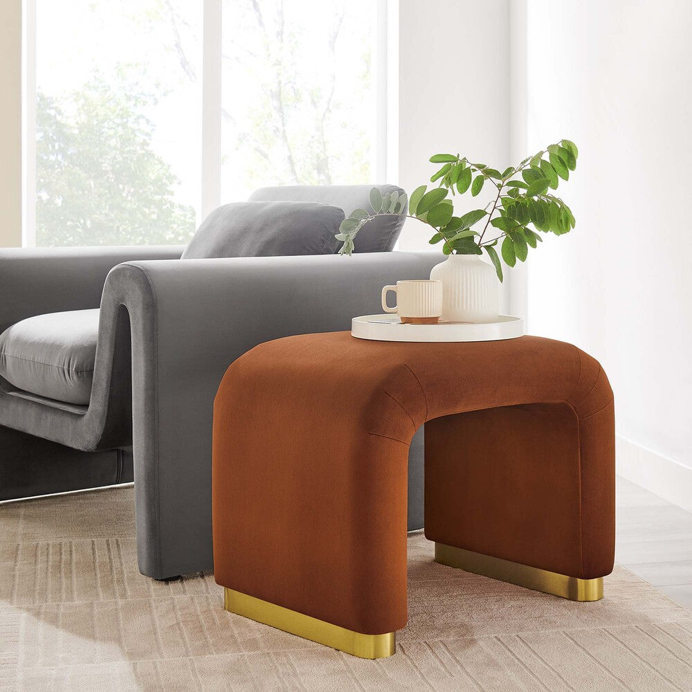 EEI-6733 Koda Performance Velvet Waterfall Stool by Modway