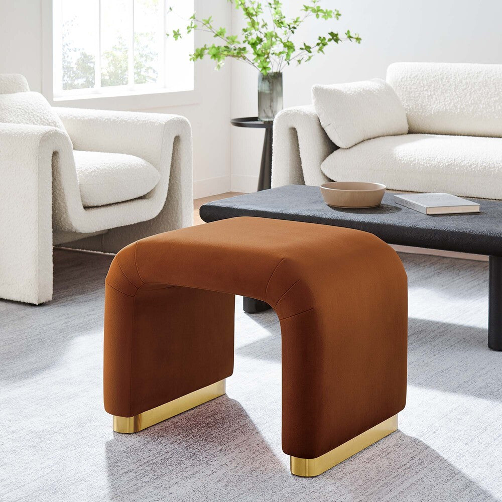 EEI-6733 Koda Performance Velvet Waterfall Stool by Modway