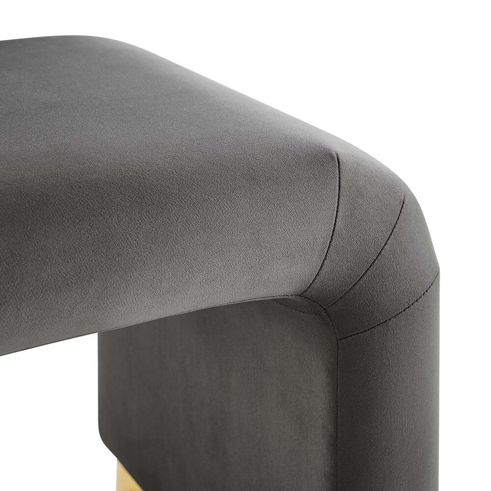 EEI-6733 Koda Performance Velvet Waterfall Stool by Modway