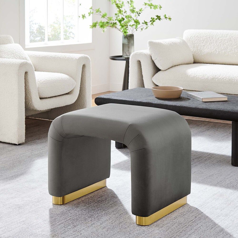 EEI-6733 Koda Performance Velvet Waterfall Stool by Modway