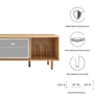 EEI-6236 Kurtis 67" TV and Vinyl Record Stand by Modway