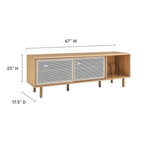 EEI-6236 Kurtis 67" TV and Vinyl Record Stand by Modway