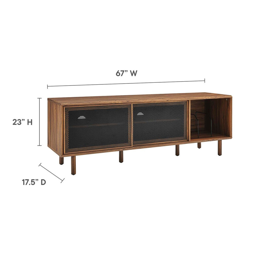 EEI-6236 Kurtis 67" TV and Vinyl Record Stand by Modway