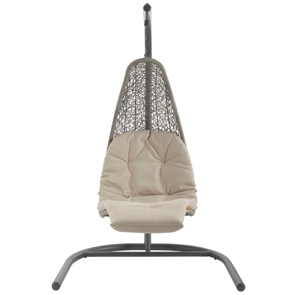 EEI-2952 Landscape Hanging Chaise Lounge Outdoor Patio Swing Chair by Modway