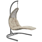 EEI-2952 Landscape Hanging Chaise Lounge Outdoor Patio Swing Chair by Modway