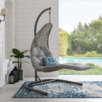 EEI-2952 Landscape Hanging Chaise Lounge Outdoor Patio Swing Chair by Modway