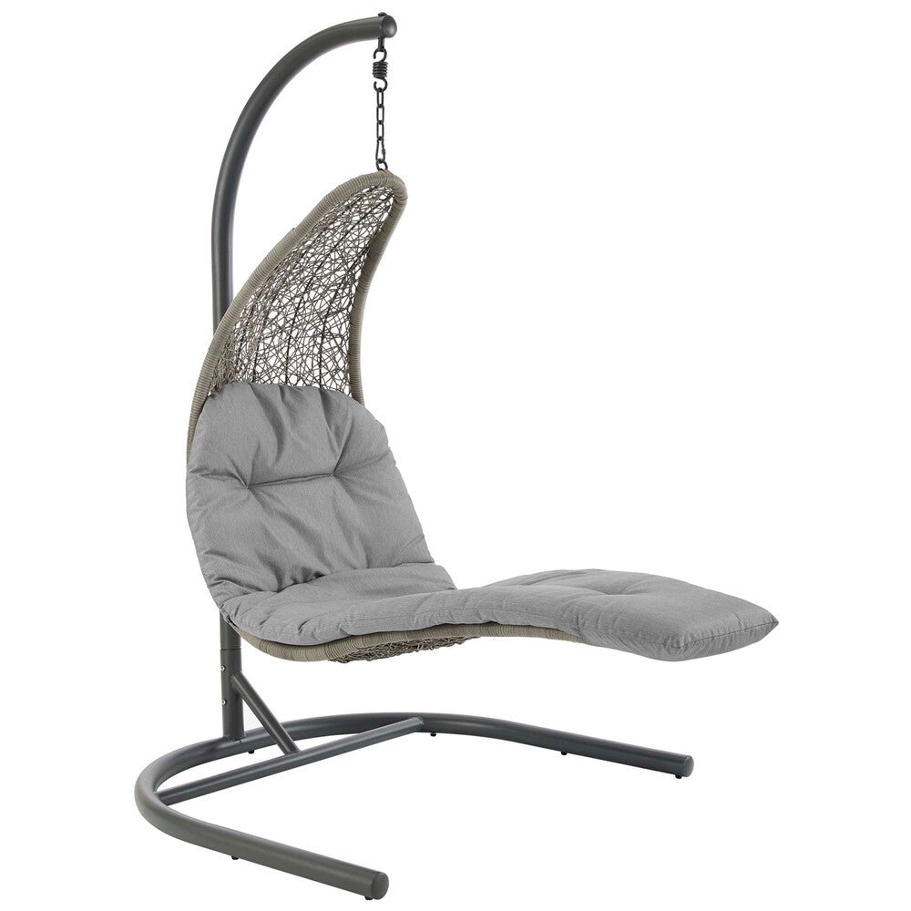 EEI-2952 Landscape Hanging Chaise Lounge Outdoor Patio Swing Chair by Modway