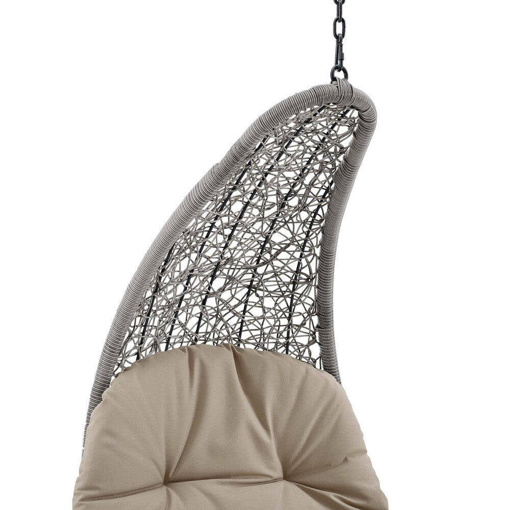 EEI-4589 Landscape Hanging Chaise Lounge Outdoor Patio Swing Chair by Modway