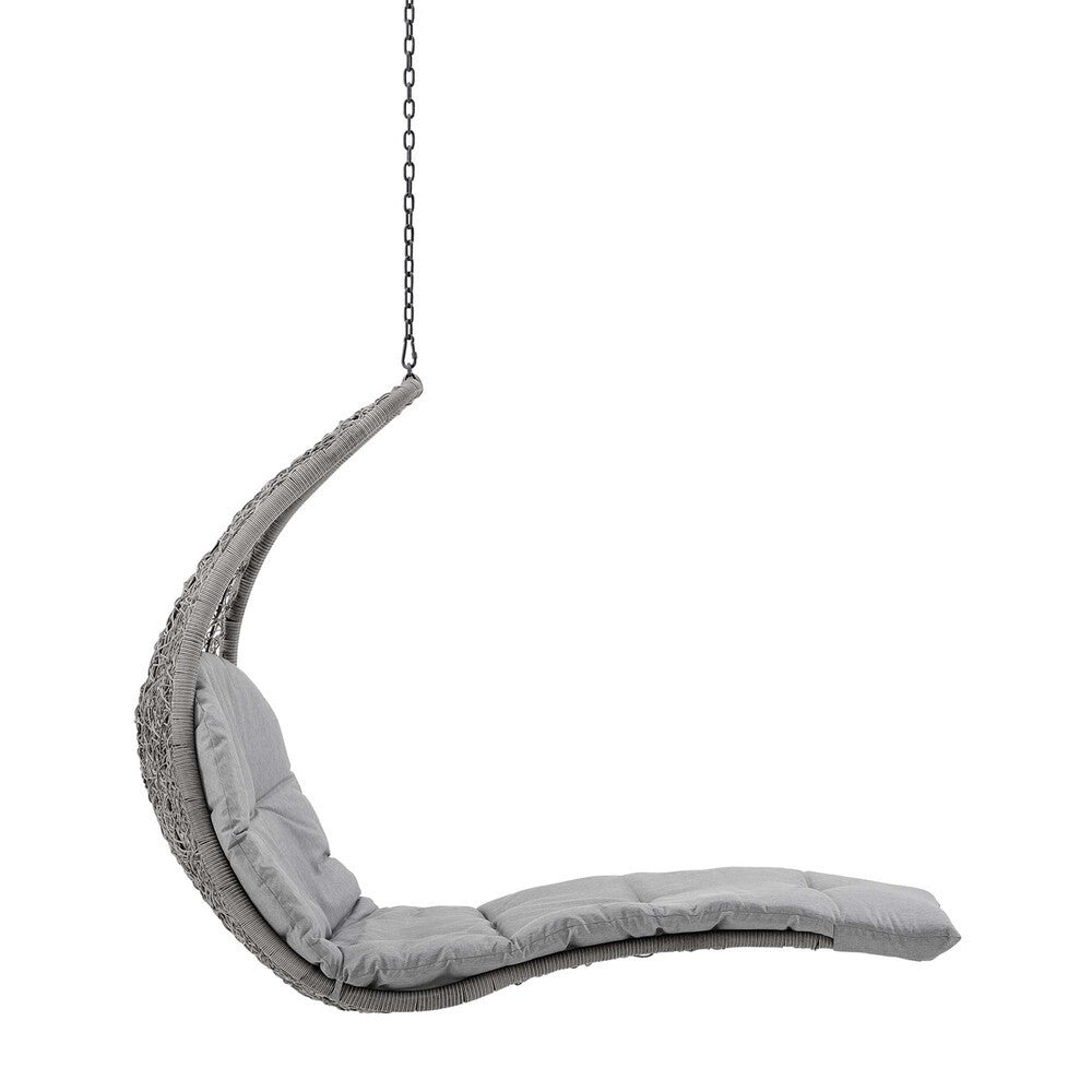EEI-4589 Landscape Hanging Chaise Lounge Outdoor Patio Swing Chair by Modway