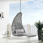 EEI-4589 Landscape Hanging Chaise Lounge Outdoor Patio Swing Chair by Modway