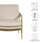 Modway Langford Performance Velvet Accent Armchair by Modway-EEI-7056