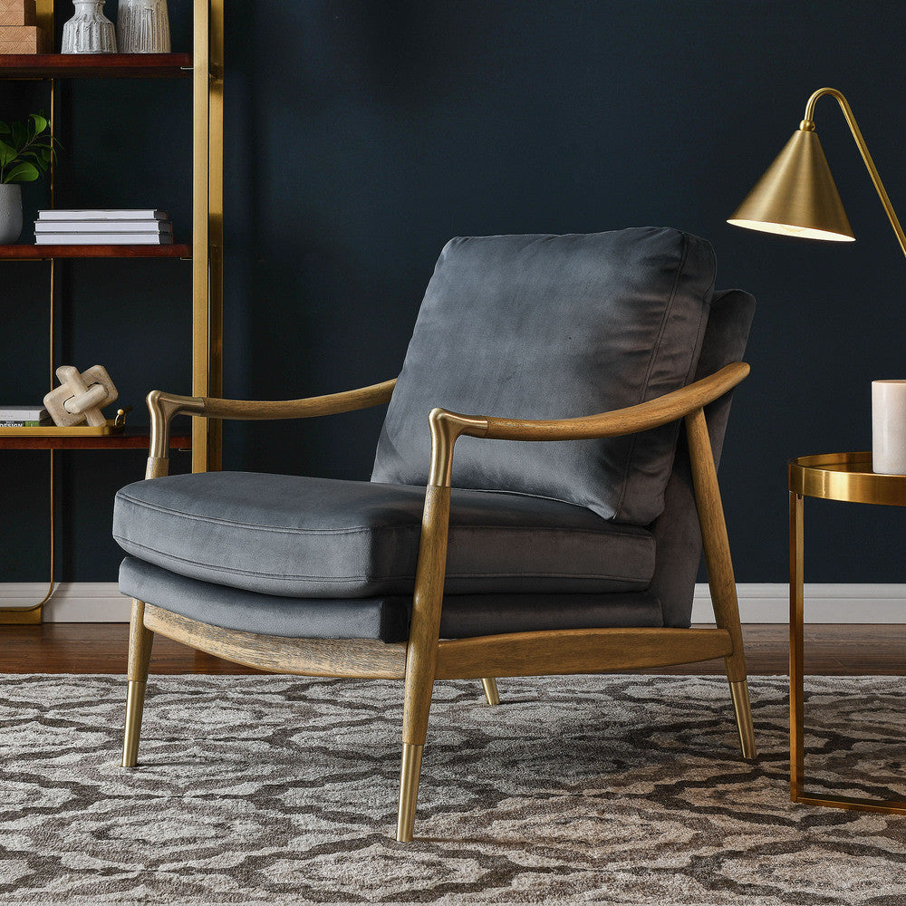Modway Langford Performance Velvet Accent Armchair by Modway-EEI-7056