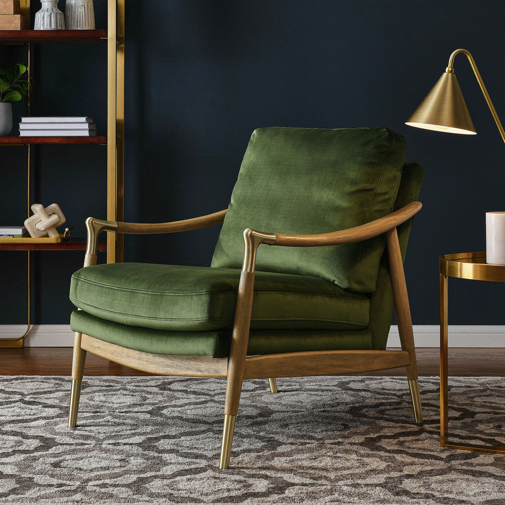 Modway Langford Performance Velvet Accent Armchair by Modway-EEI-7056