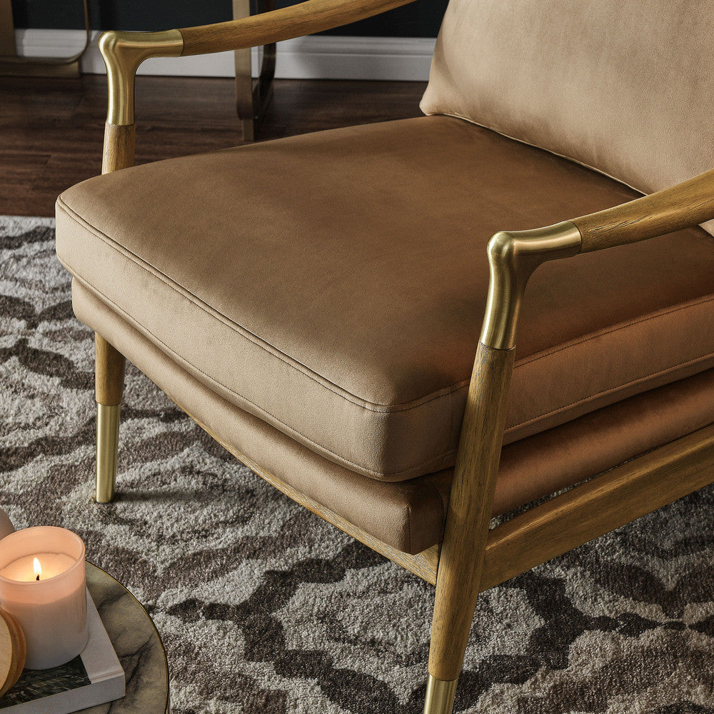 Modway Langford Performance Velvet Accent Armchair by Modway-EEI-7056