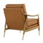 Modway Langford Vegan Leather Accent Armchair by Modway-EEI-7138-TAN-WAL