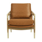 Modway Langford Vegan Leather Accent Armchair by Modway-EEI-7138-TAN-WAL