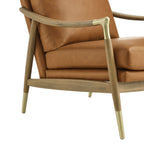 Modway Langford Vegan Leather Accent Armchair by Modway-EEI-7138-TAN-WAL