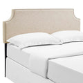 Modway MOD-5394-BEI Laura Upholstered Fabric Queen Headboard Beige