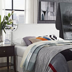 MOD-5391-WHI Laura Upholstered Vinyl Full Headboard by Modway