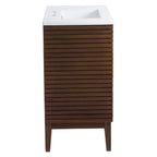 EEI-5115-WAL-WHI Ledger 36" Bathroom Vanity by Modway
