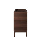 EEI-5089-WAL Ledger 36" Wood Bathroom Vanity Cabinet (Sink Basin Not Included) by Modway