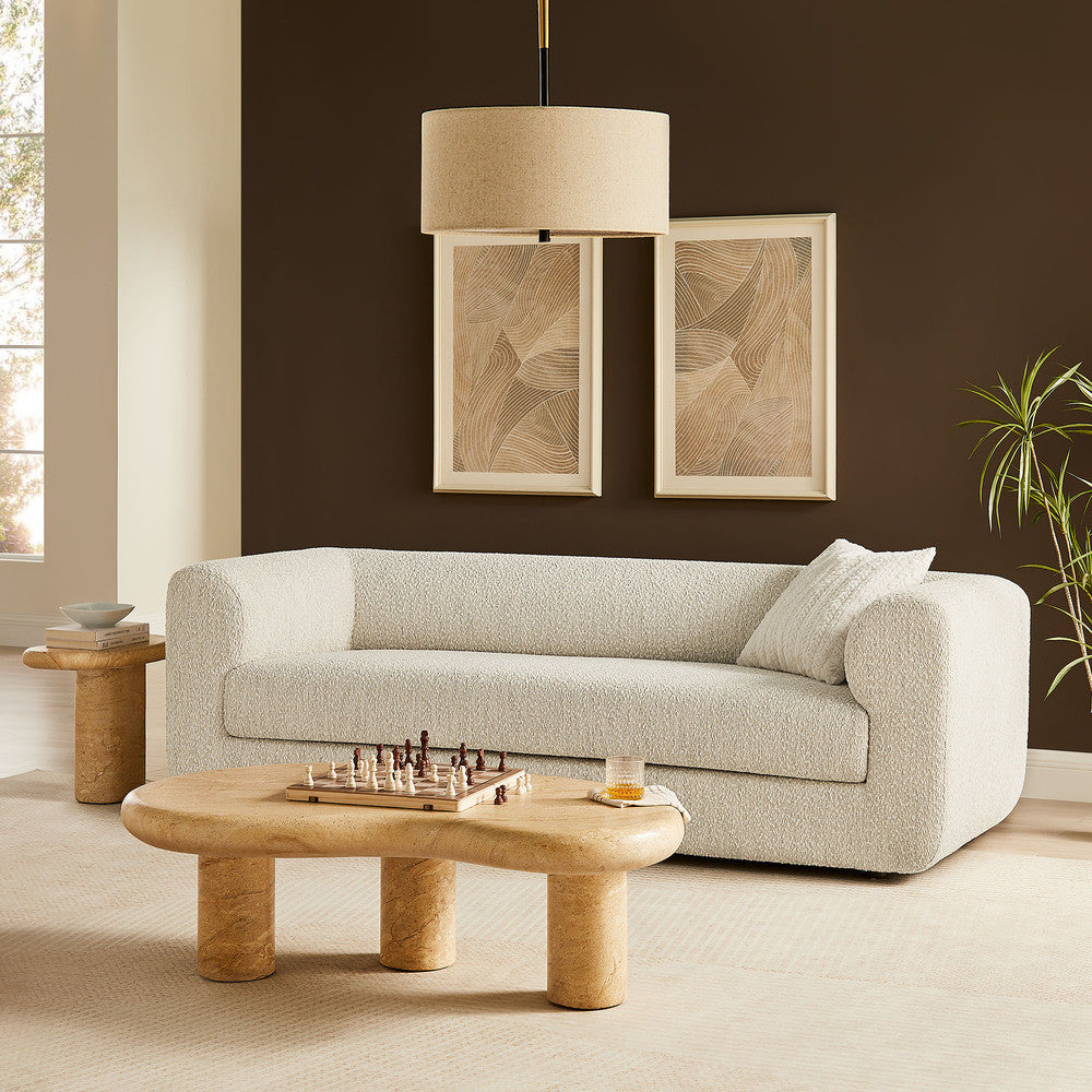 Modway Leif 89" Boucle Upholstered Sofa by Modway-EEI-7280-PRL
