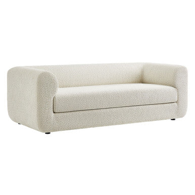 Modway EEI-7280-PRL Leif 89" Boucle Upholstered Sofa Pearl