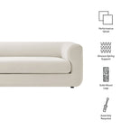 Modway Leif 89" Performance Velvet Upholstered Sofa by Modway-EEI-7281