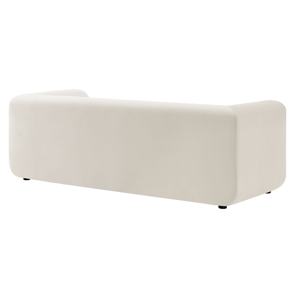 Modway Leif 89" Performance Velvet Upholstered Sofa by Modway-EEI-7281
