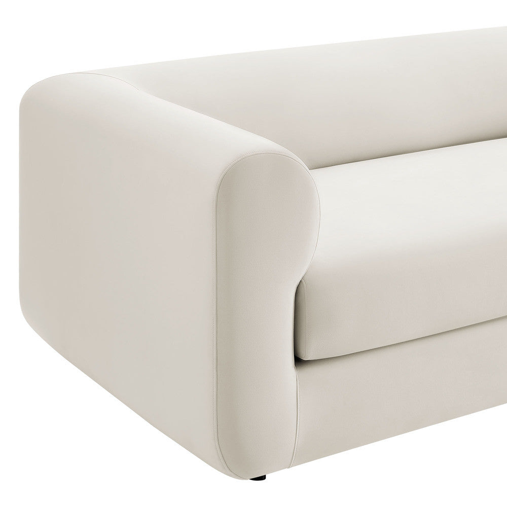 Modway Leif 89" Performance Velvet Upholstered Sofa by Modway-EEI-7281